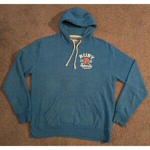 Roots of Fight Ruby Sports & Entertainment Agency Hoodie Sweatshirt Men's L